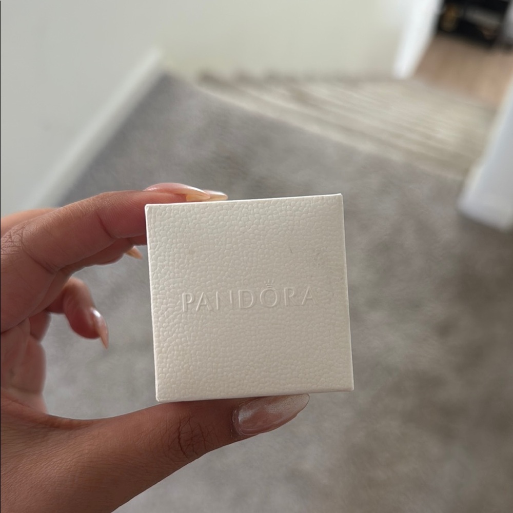 Pandora Cream Jewelry Box